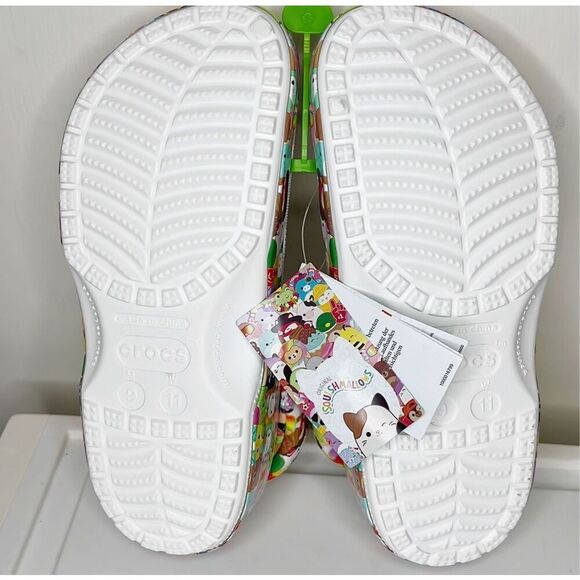 Squishmallows Crocs Classic Clog - White / Multicolor Mens 9/Womens 11 Nwt - Picture 6 of 7